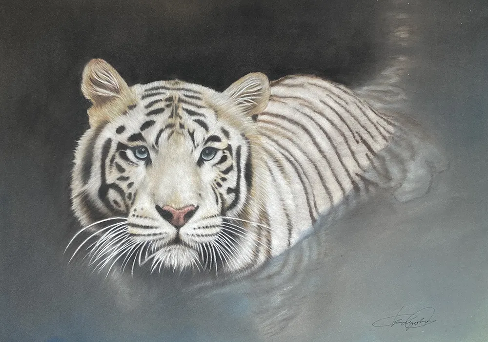 虎の絵画 その先に